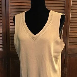 Pull on Knit sleeveless tank